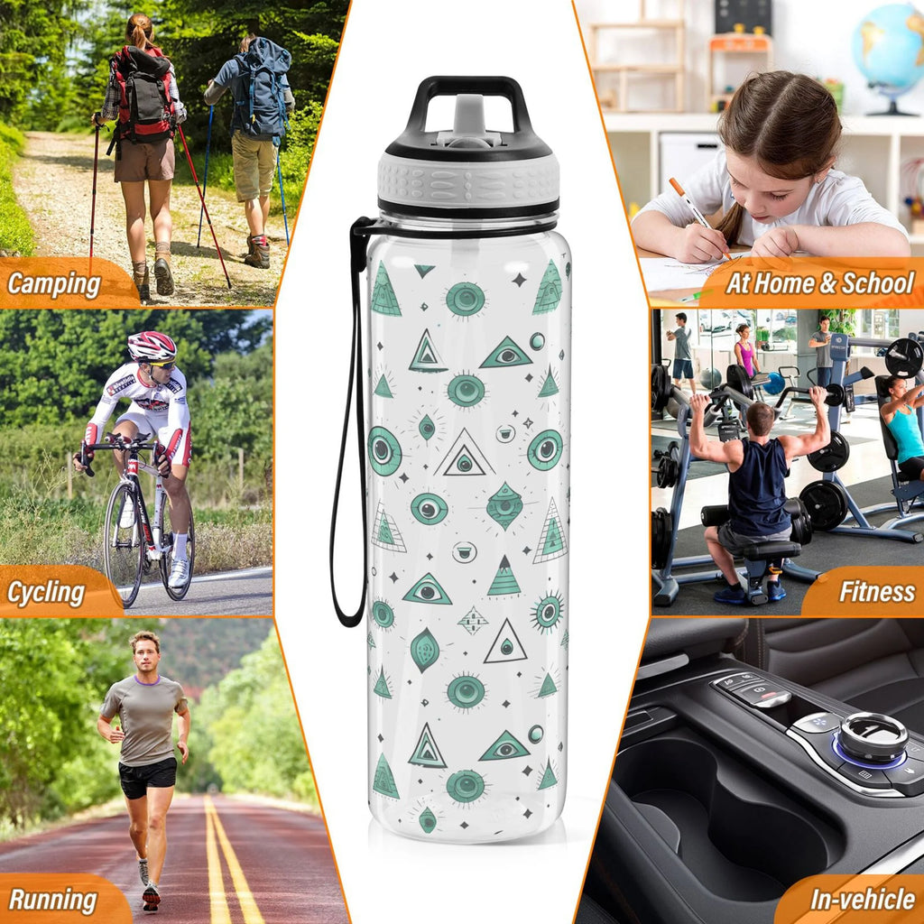 32oz Tritan Water Bottle with Straw F15670