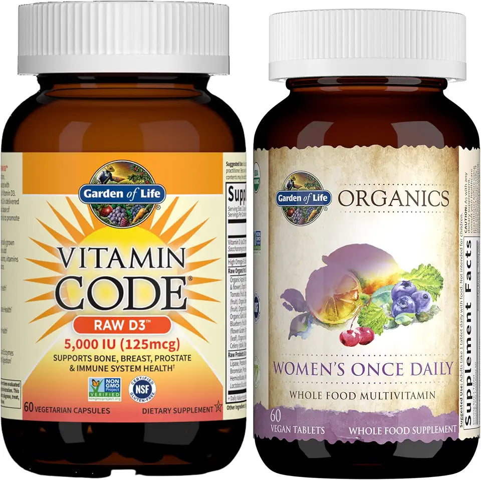 Women's Once Daily 60ct & Vitamin D3 5,000IU 60ct X814829