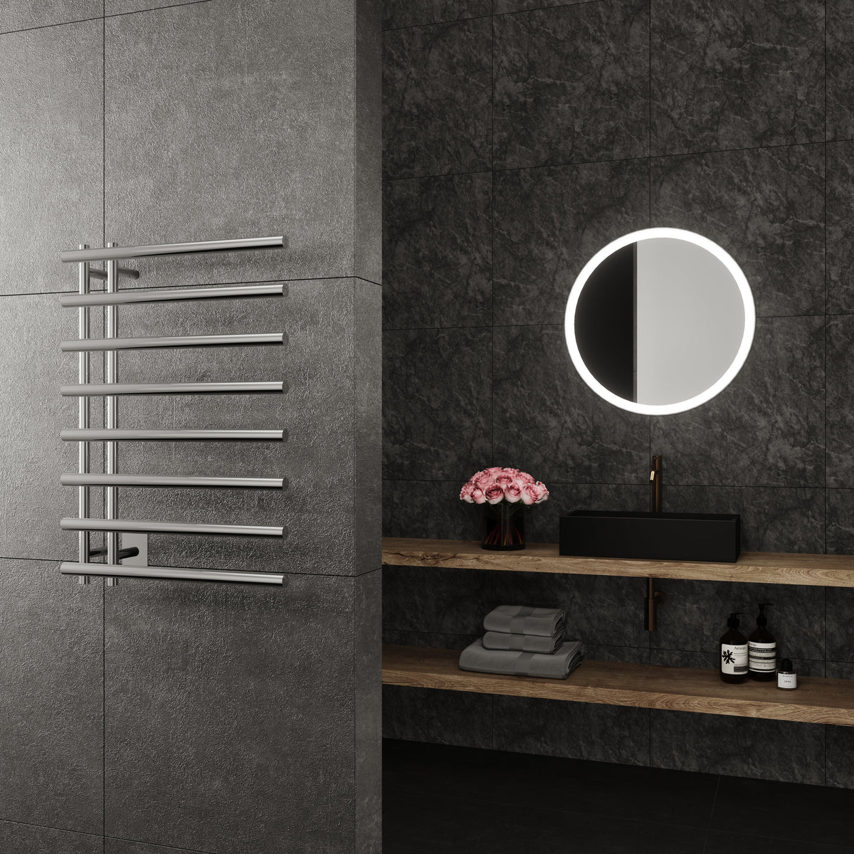 Wall Mounted Electric Towel Warmer in Chrome G673455