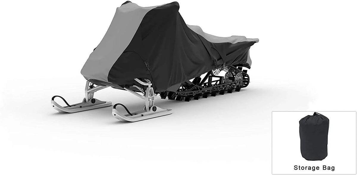 Snowmobile Cover with Built-in Securing Straps D6926