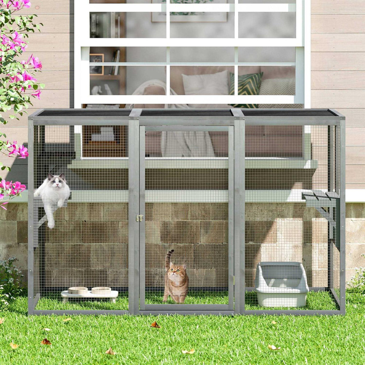 Outdoor Cat House Enclosure Catio T29296