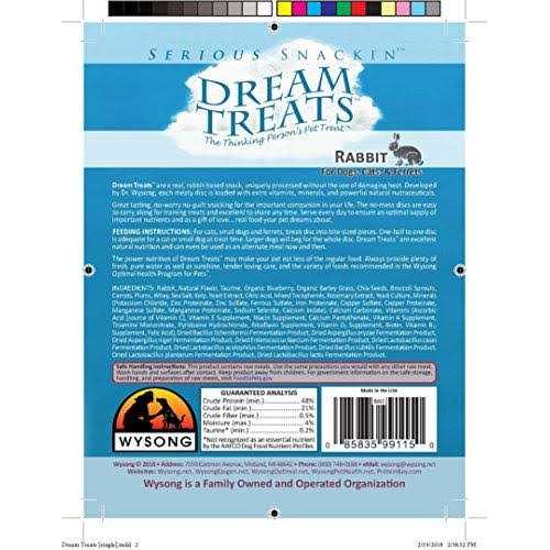 Dream Treats Dogs/Cats/Ferrets B725
