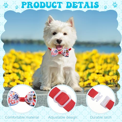 80 Pcs Dog Bow Ties Assorted Pattern W377