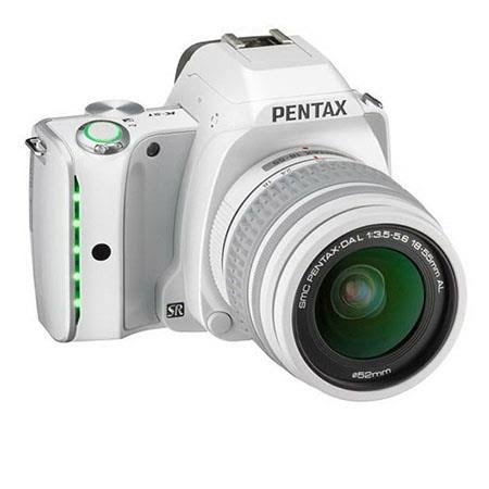 White Digital SLR Camera with 18-55mm Lens R825866