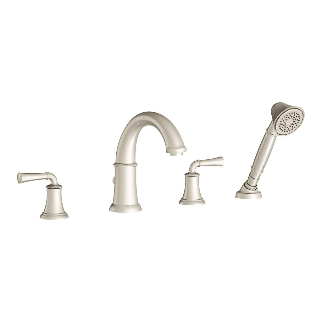 Brushed Nickel Roman Tub Filler with Personal Shower X9834