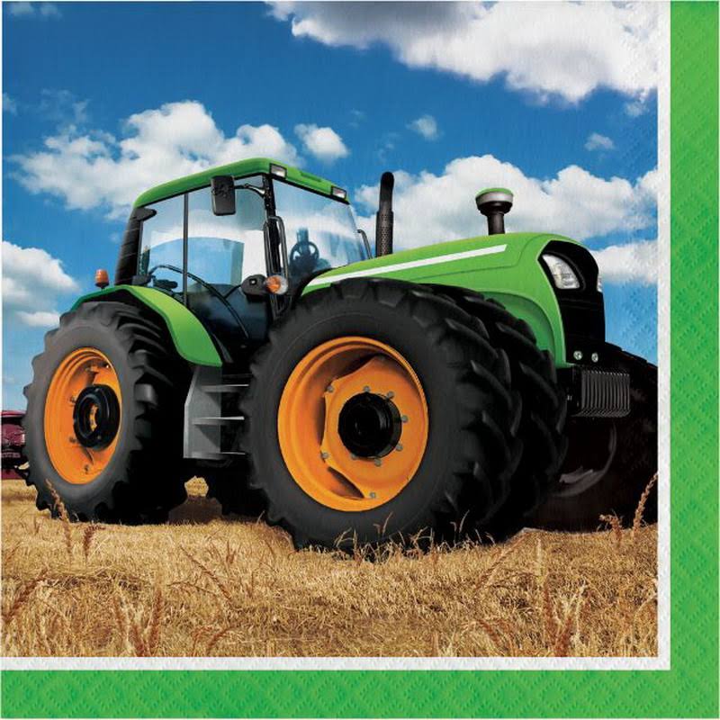Tractor Time Luncheon Napkin, Case of 192 B430652