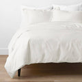 Ivory King Cotton Sateen Duvet Cover X4281