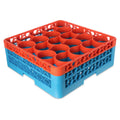 20 Compartments Dishwasher Glass Rack with 2 Color Coded Extenders R432