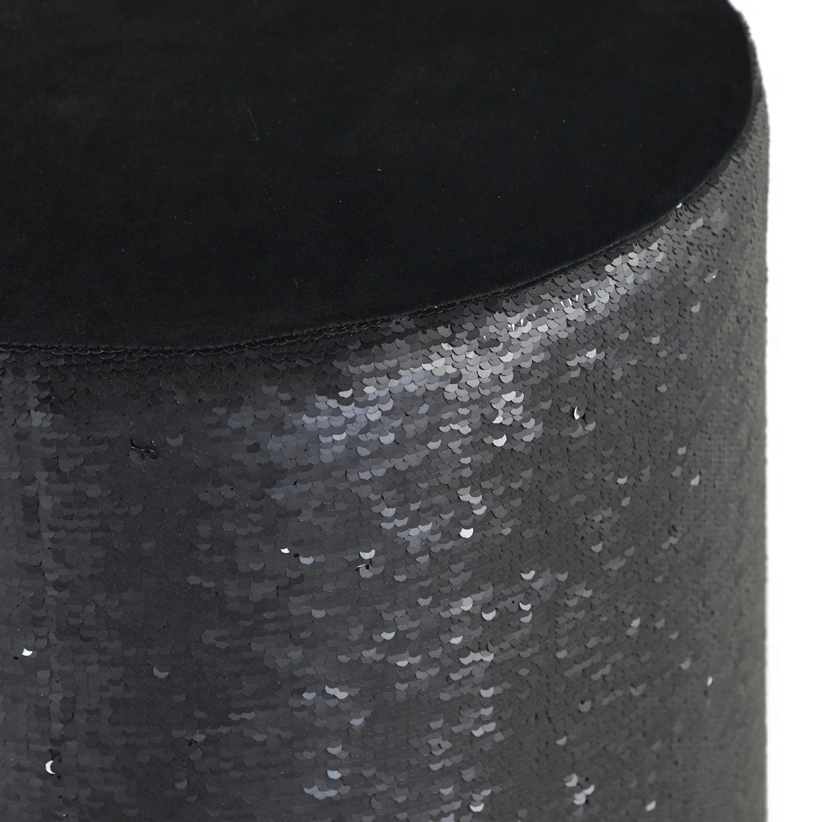 Black Wood Stool 18" G1927