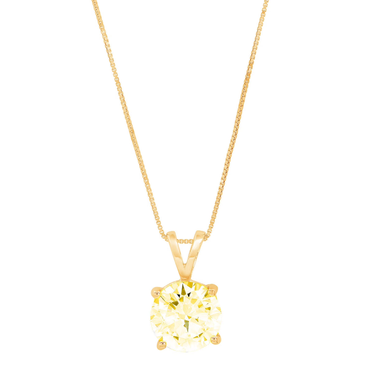 14k Yellow Gold Pendant with 16" Chain J2949